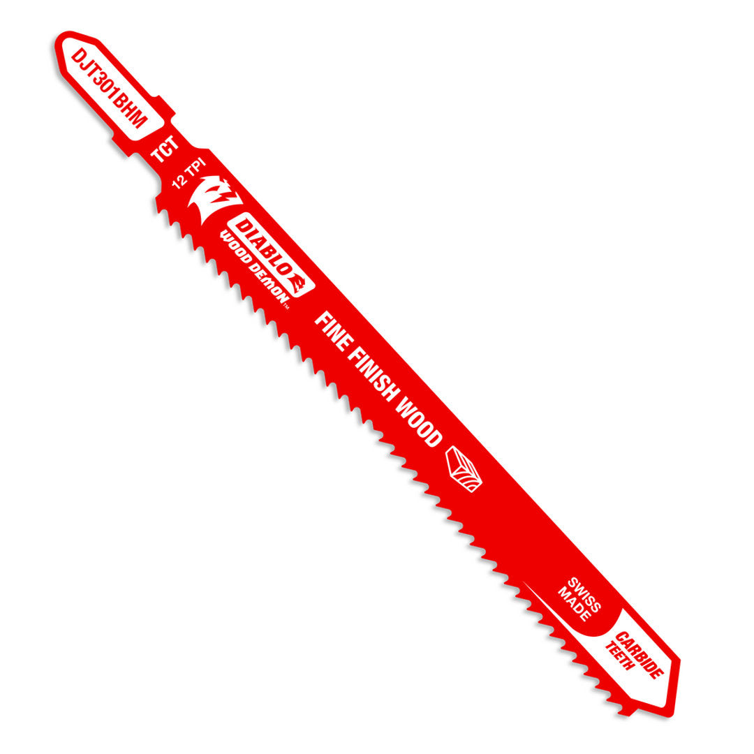 Wood Demon(TM) Carbide Teeth Jig Saw Blade For Fine Finish Wood