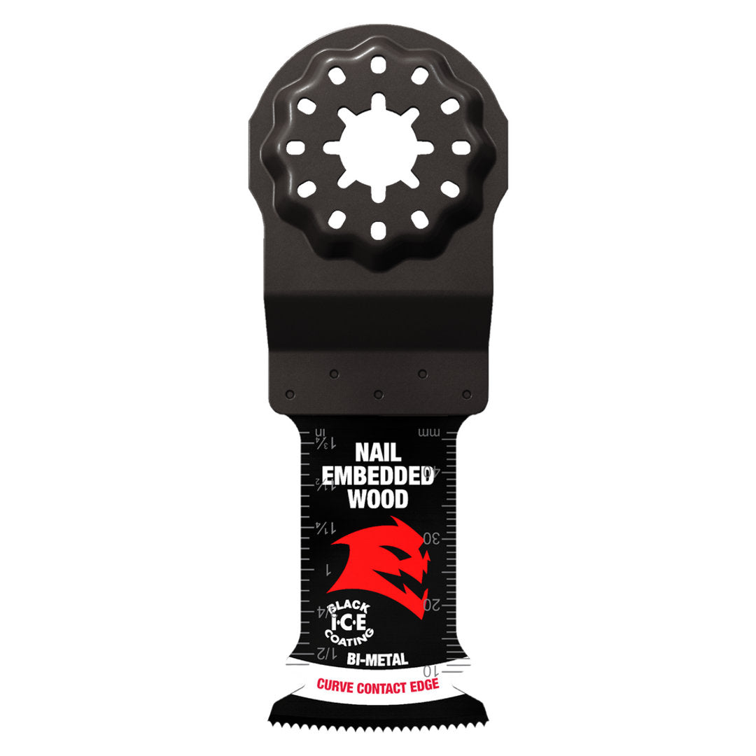 Demo Demon(TM) Starlock Bi-Metal Oscillating Blade For Nail-Embedded Wood