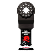 Demo Demon(TM) Starlock Bi-Metal Oscillating Blade For Nail-Embedded Wood