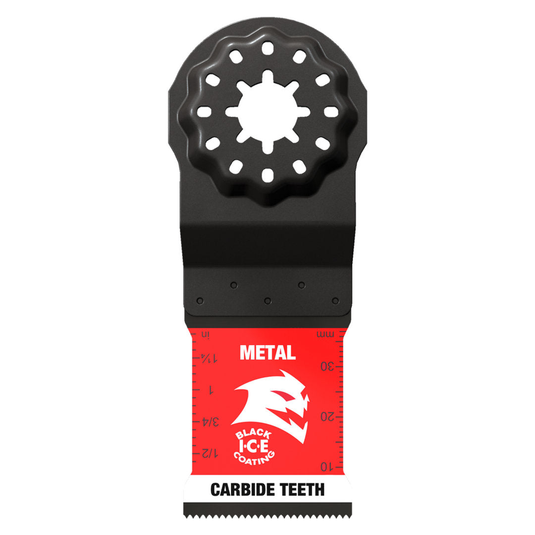 Amped(TM) Steel Demon(TM) Starlock Carbide Teeth Oscillating Blade For Metal
