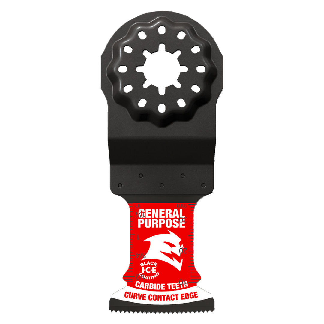 Amped(TM) Demo Demon(TM) Starlock Carbide Teeth Oscillating Blade For General Purpose Cuts