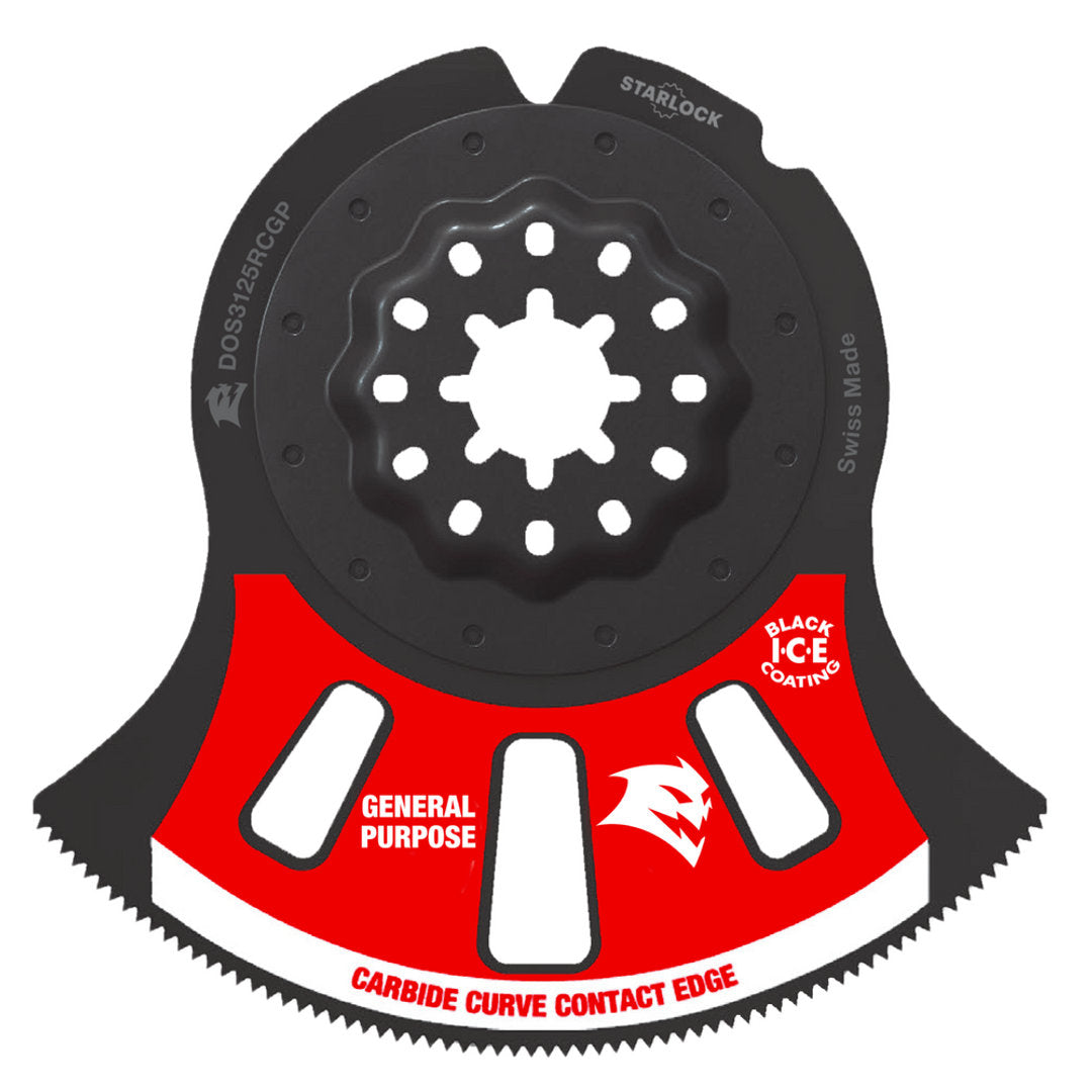 Amped(TM) Demo Demon(TM) Starlock Carbide Teeth Oscillating Blade For General Purpose Cuts