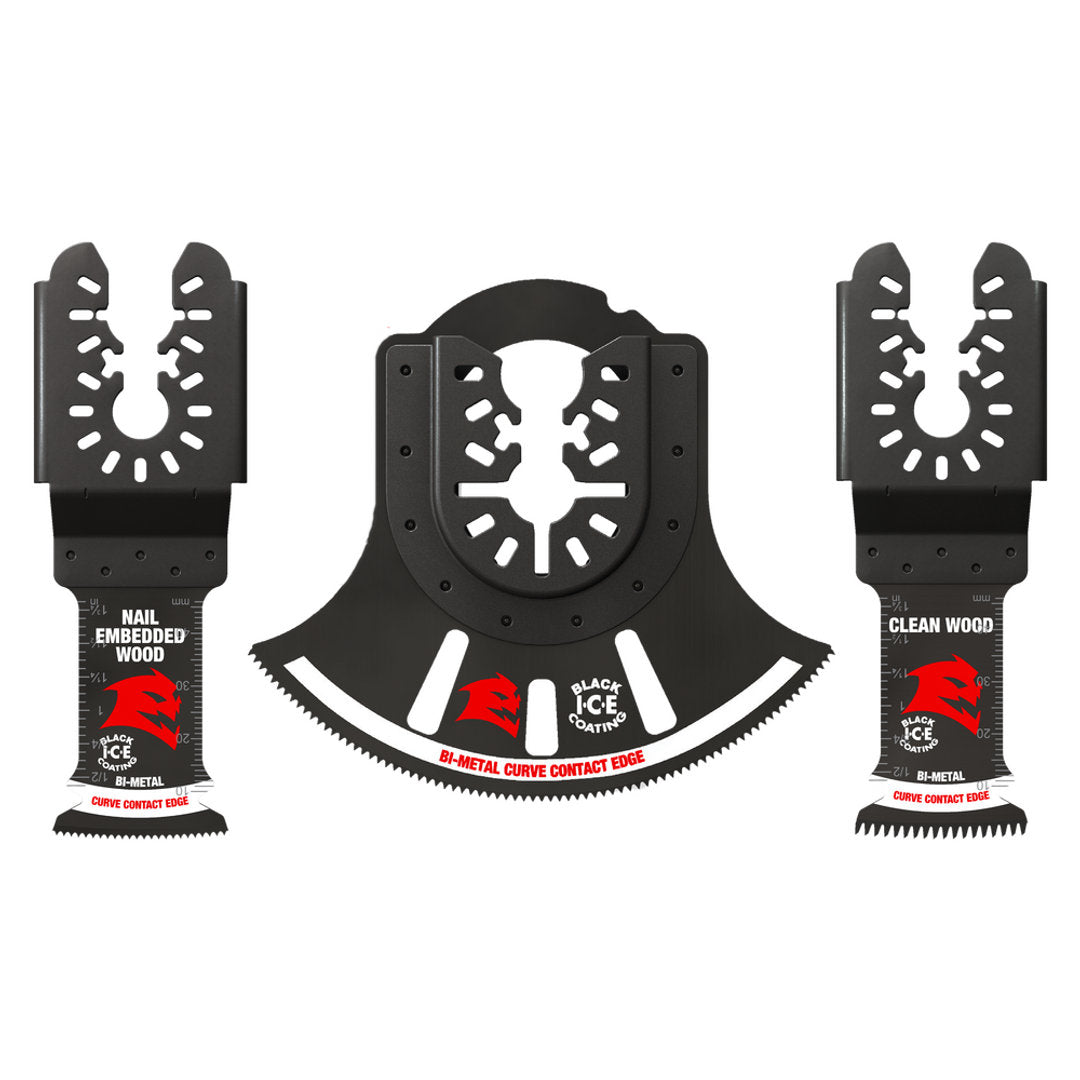 Demo Demon(TM) Universal Fit Bi-Metal Oscillating Blade For Nail-Embedded Wood