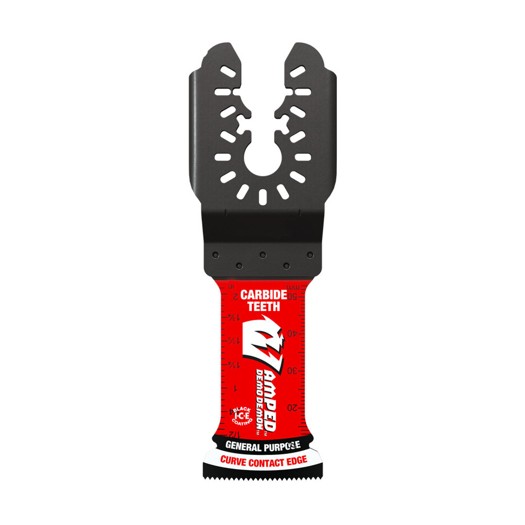 Amped(TM) Demo Demon(TM) Universal Fit Carbide Teeth Oscillating Blade For General Purpose Cuts
