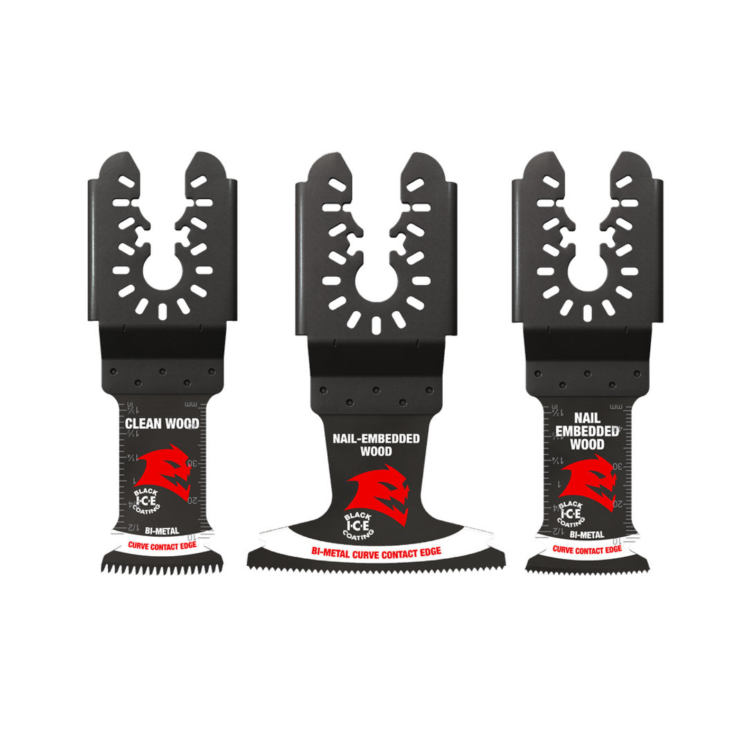 Demo Demon(TM) Universal Fit Bi-Metal Oscillating Blade For Nail-Embedded Wood