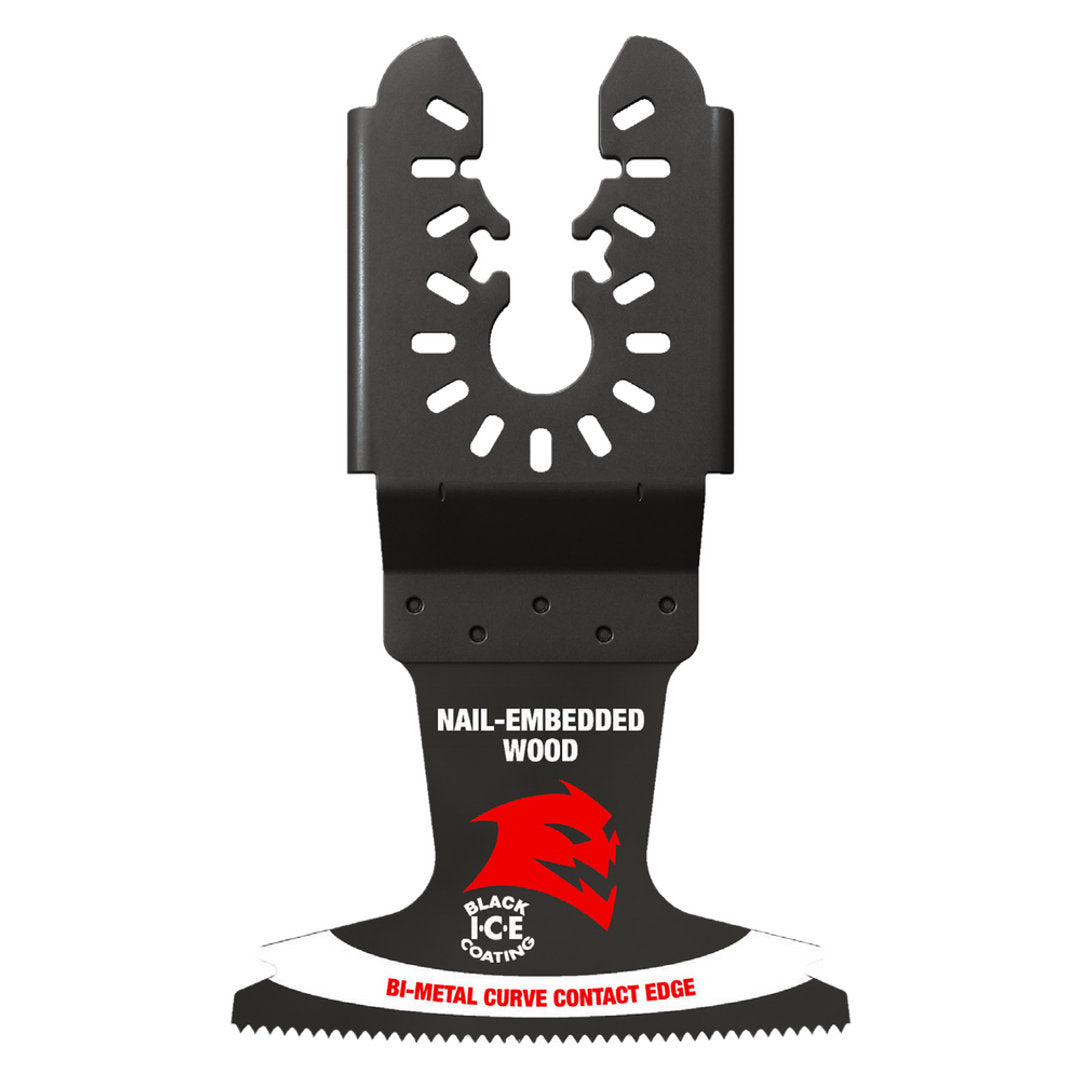Demo Demon(TM) Universal Fit Bi-Metal Oscillating Blade For Nail-Embedded Wood