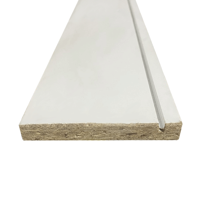 White Melamine Drawer Side, 1/2" (Multiple Sizes)