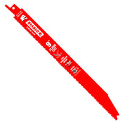 Flush Cut Bi-Metal Reciprocating Blade For Nail-Embedded Wood And Metal