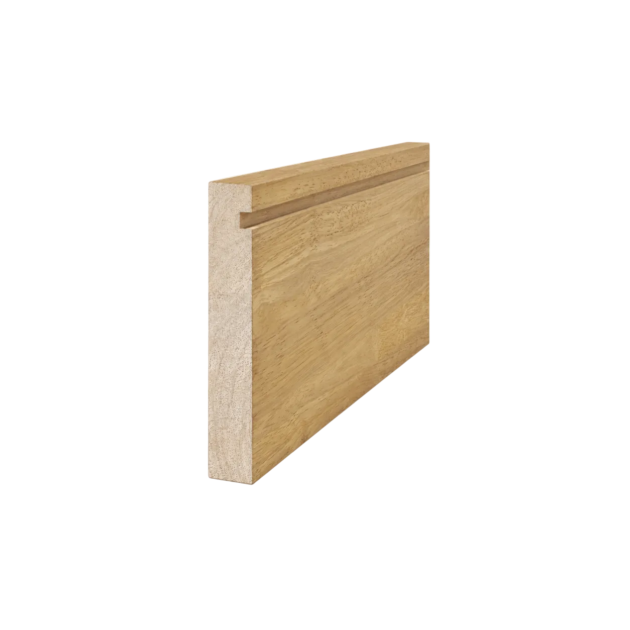 Drawer Side 4"X96"   5/8" Rubberwood  Flat Edge UV 3-Sides w/ 1/4" Groove 1/2"