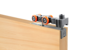 Carrier Set Ducasse DN80 Concealed LT for Wood Doors 1 Door up to 176 lbs (80 kg)