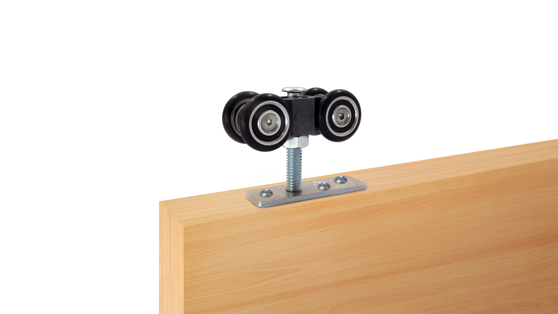 Carrier Set Ducasse DN80 PL 2 for Wood Doors – 2 Doors up to 88 lbs (40 kg)
