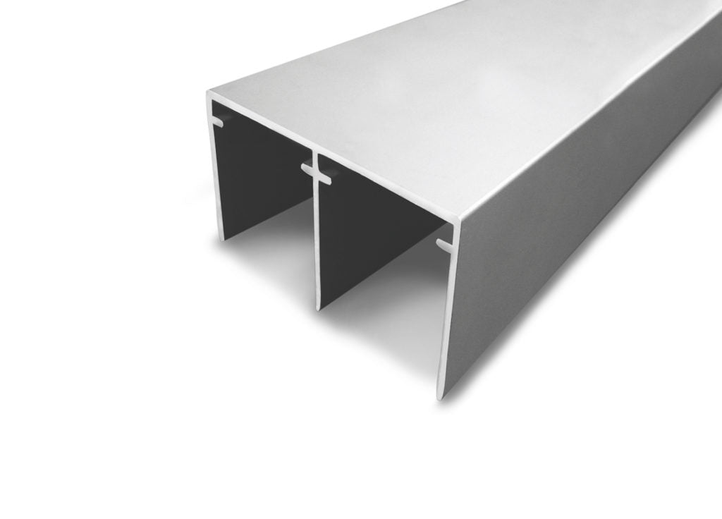 Guide Track Ducasse GO22 AL Double 2m (6.5 ft) for Door Thickness 3/4"–15/16"