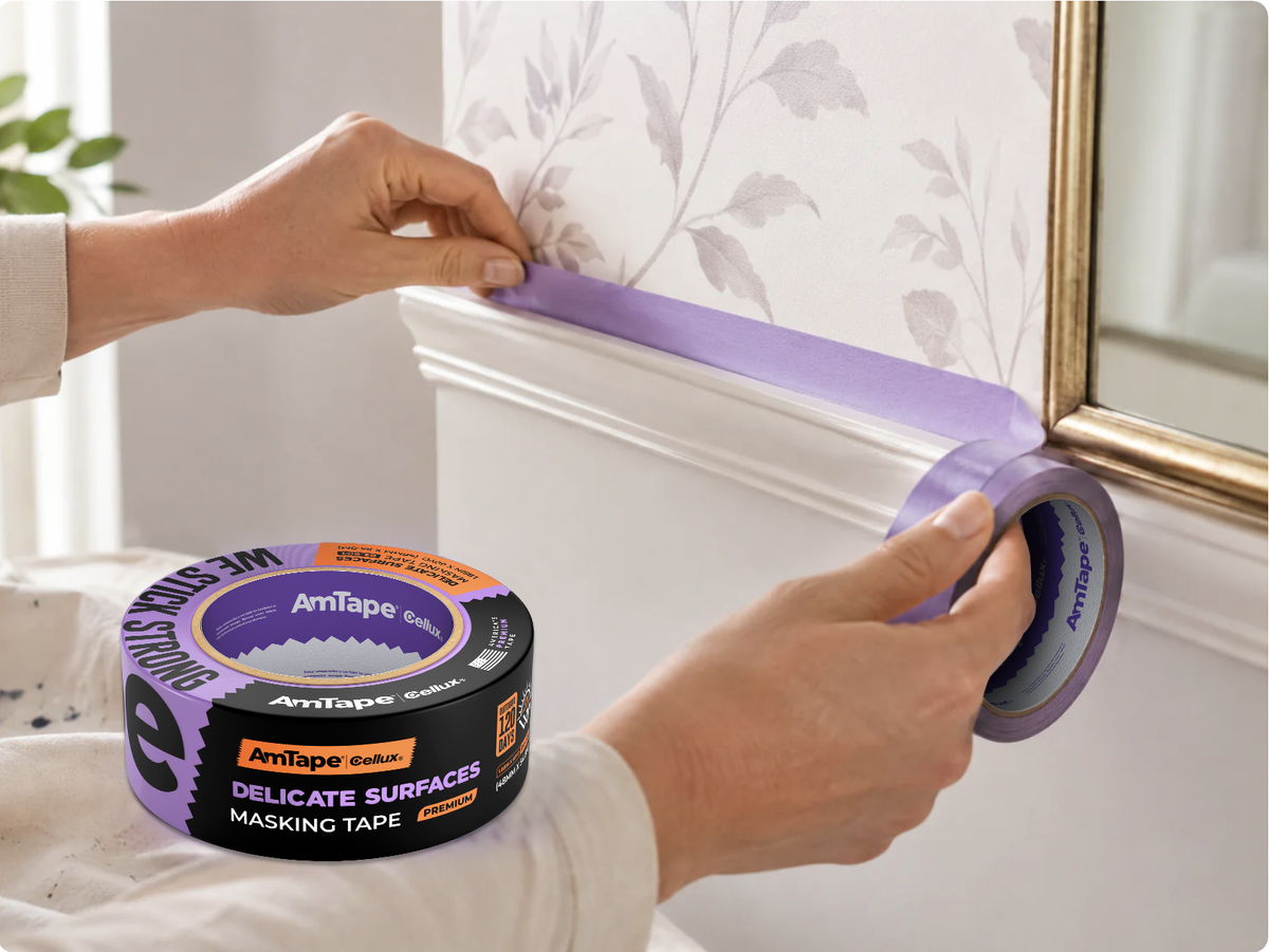 AmTape Delicate Surfaces Masking Tape Light Purple