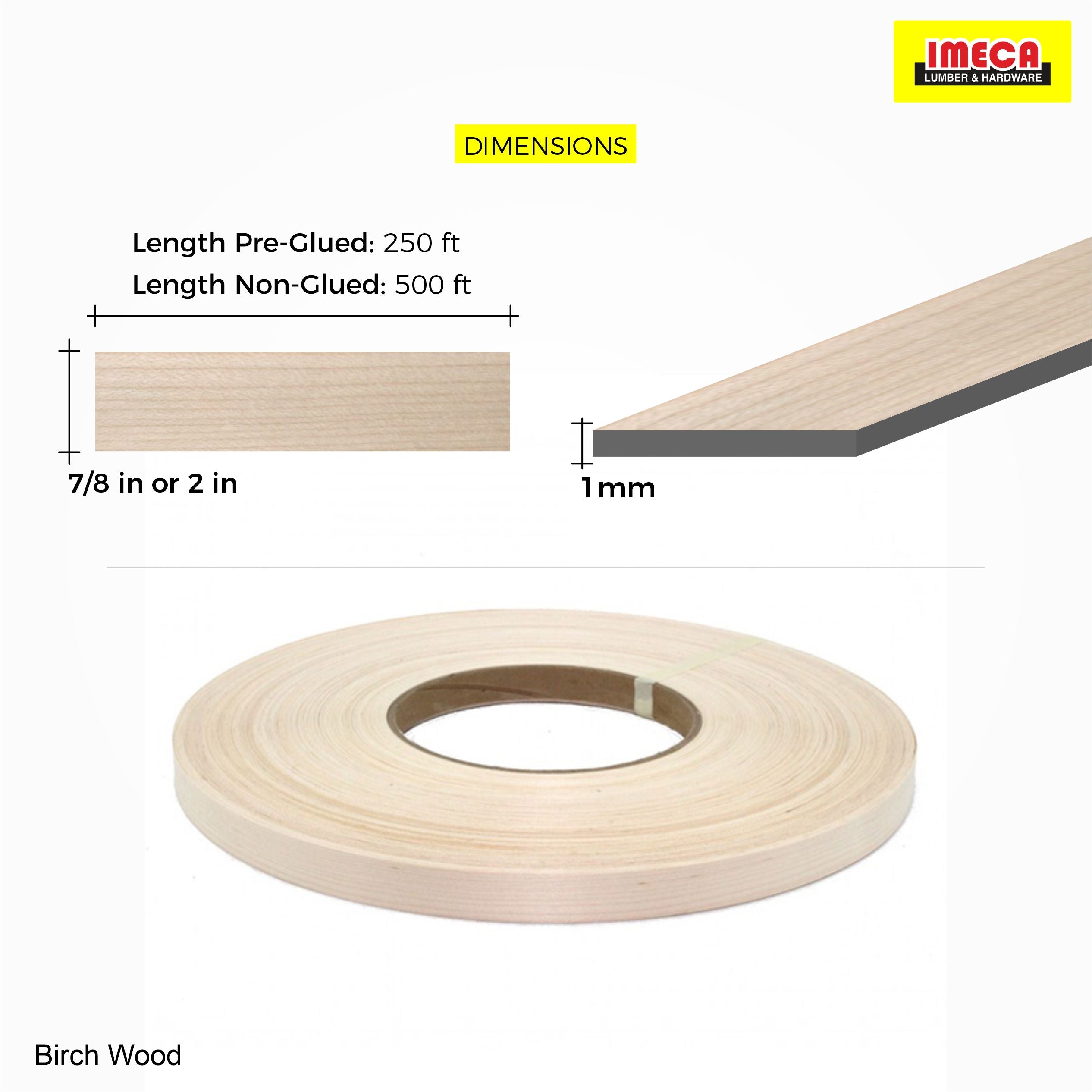 Birch Wood Veneer Edge Banding