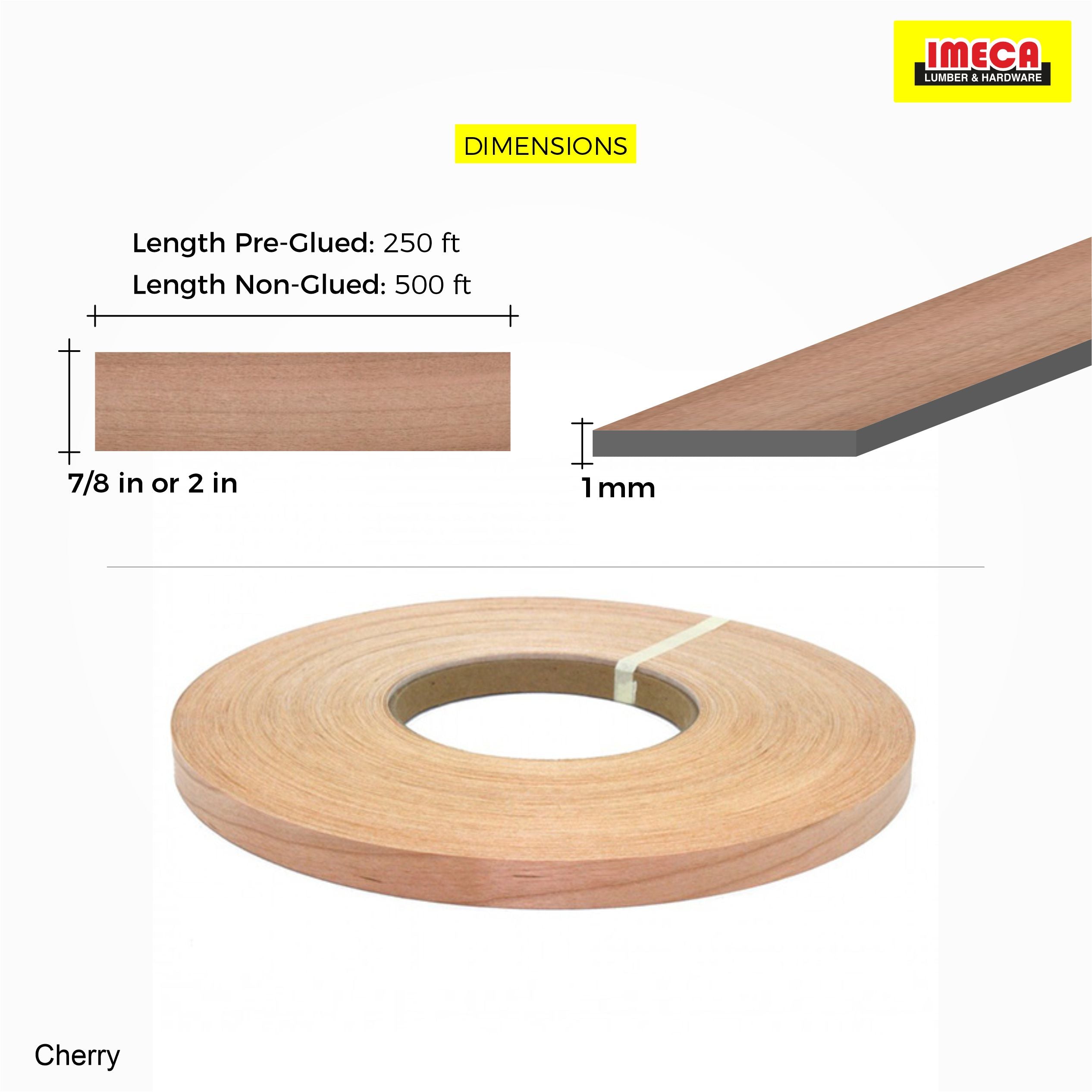 Cherry Wood Veneer Edge Banding