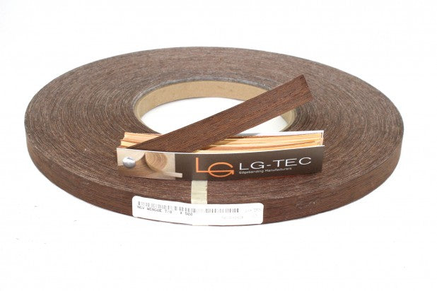 Wengue Wood Veneer Edge Banding