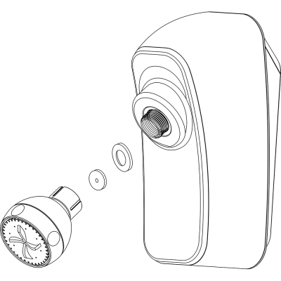 ECO ELECTRIC SHOWER HEAD 3KW