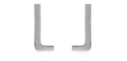 Plastimodul Gola horizontal open lids set "L" Matte White