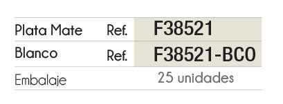 Plastimodul Gola horizontal outside corner connector "C" Brushed Nickel