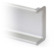Plastimodul Gola horizontal open lids set "C" Brushed Nickel