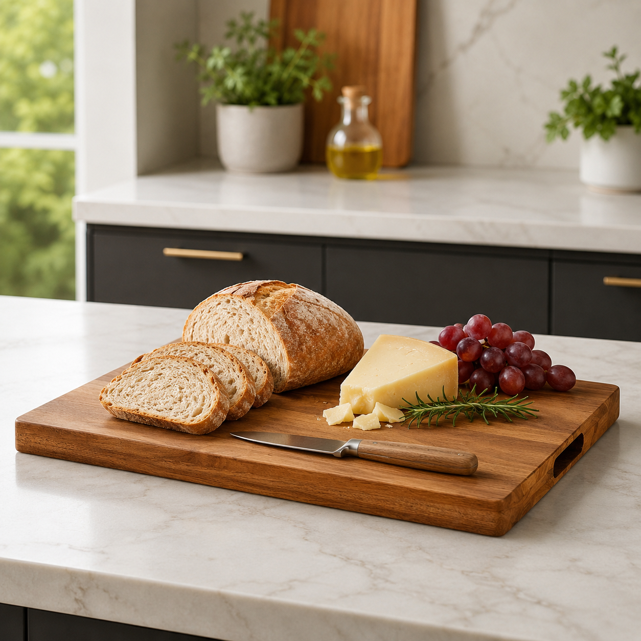 Teak Cutting Board - 20 x 15 x 1.38 - Teak | Federal Brace