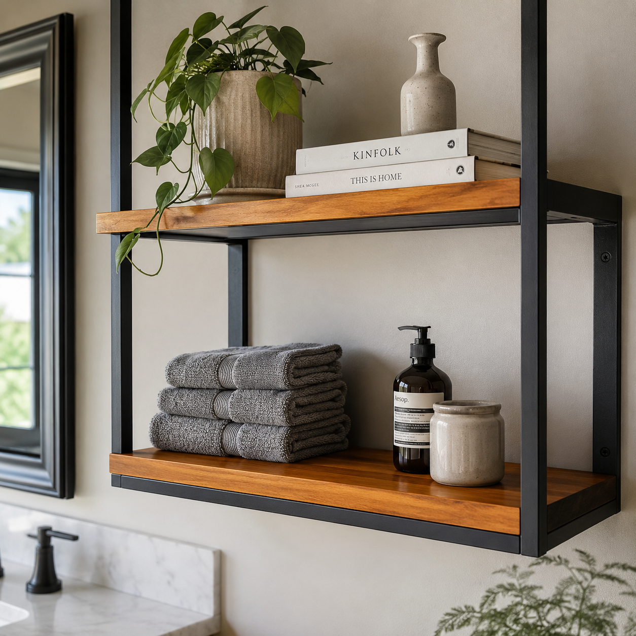 Teak Shelf Insert - 32" L x 11.5" W x 0.75" H
