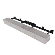 Floating Fireplace Mantel Kit - 60 x 6 x 6 - Victorian Grey | Federal Brace