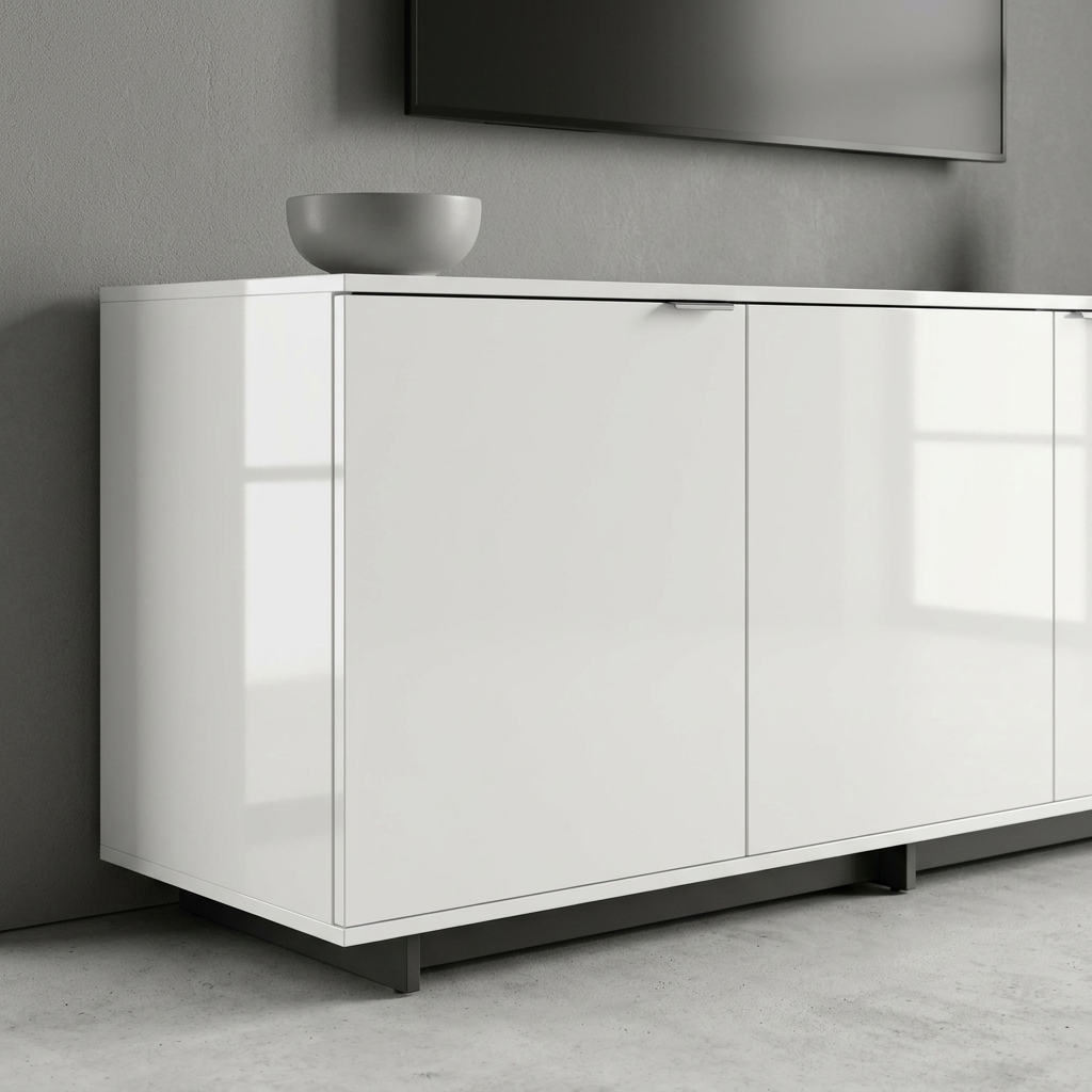 LAM WHITE GLOSS 4x8 1/32