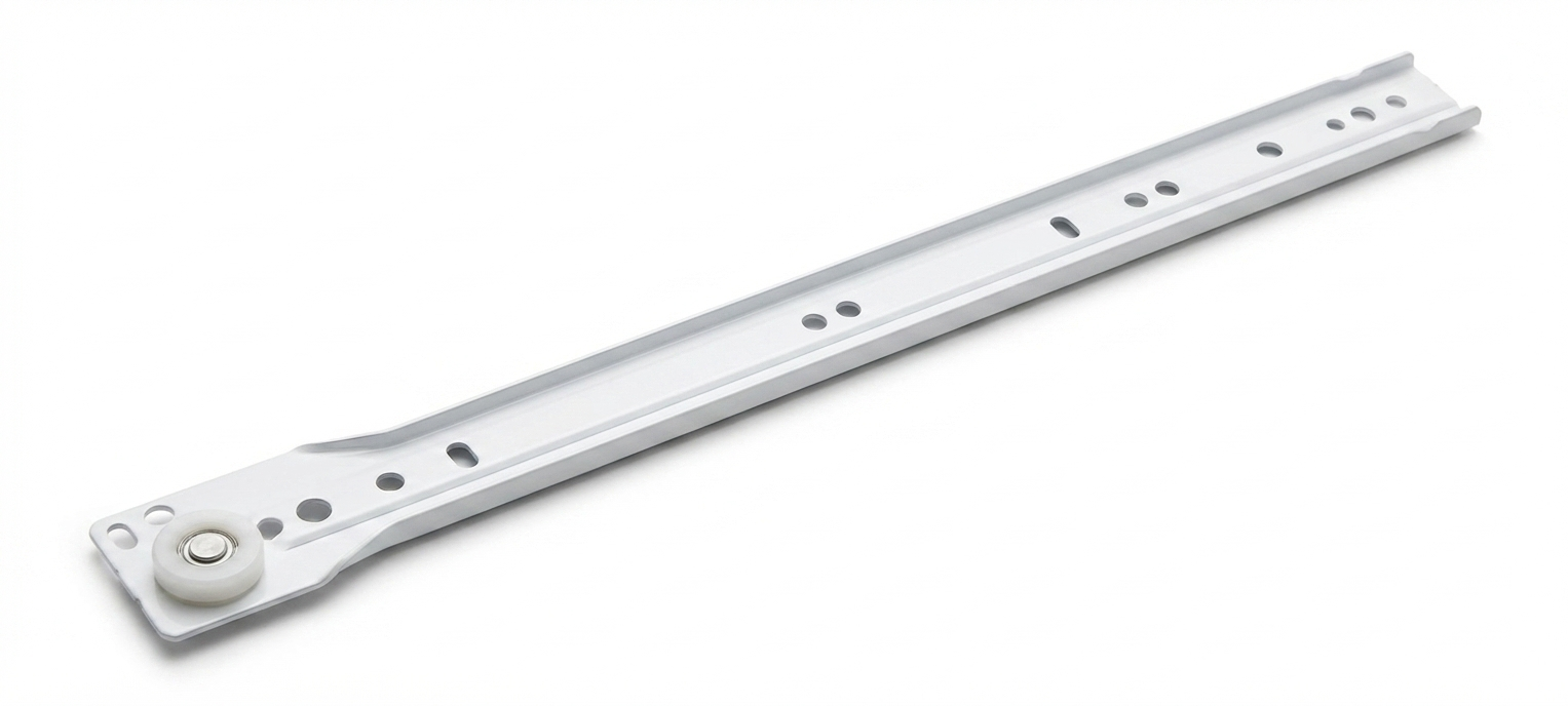 White Slide LEFT Cabinet Member 14"