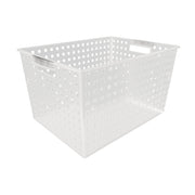 Pullout Hamper/Utility Basket White  14.4 in (366 mm) W x 18.15 in (461 mm) D x 11.9 in (302 mm) H