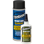 Titebond Instant Bond Thick 2 oz and Instant Bond Accelerator 5.5 oz Pack