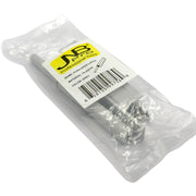 JNB Push-to-Open Tip-On Latch w/ Rubber Bumper - Light Gray