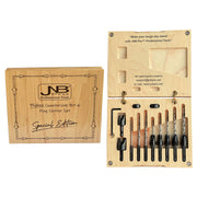 JNB Countersink & Wood Plug Cutter Set - 16 Pc (Plybox Special Edition)