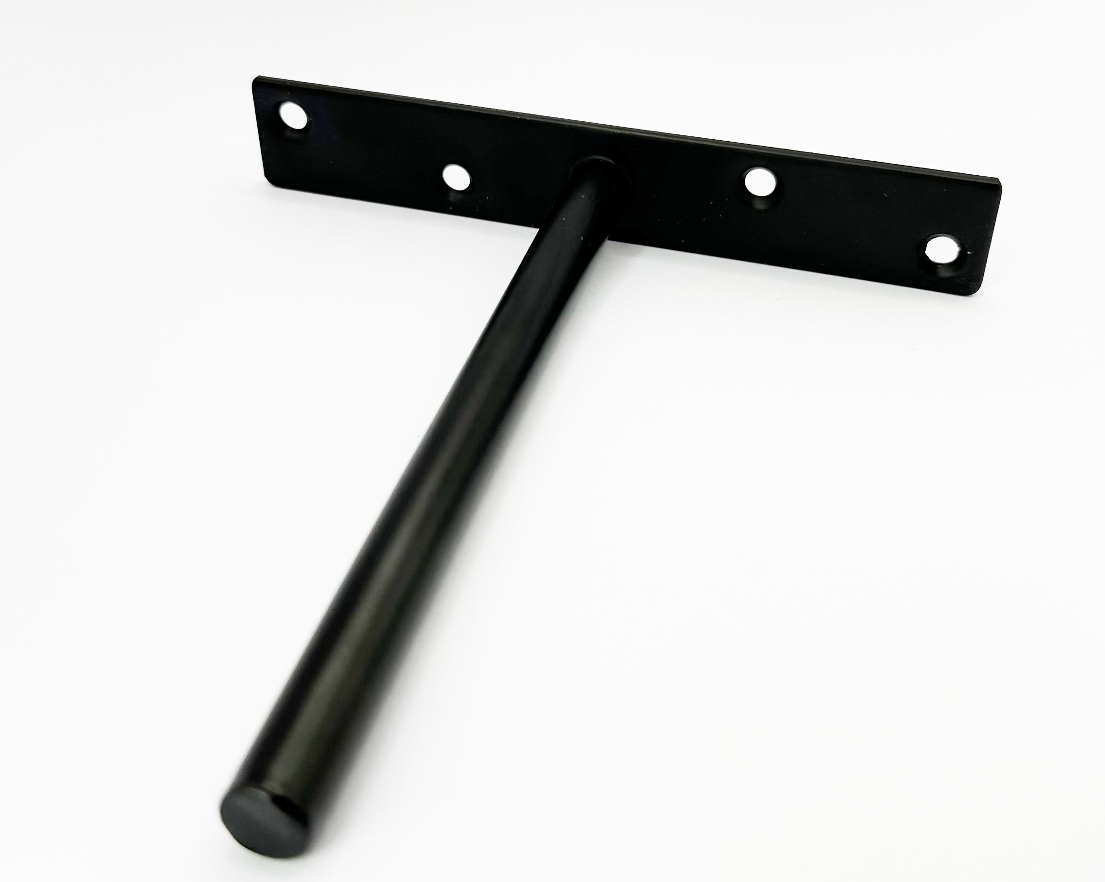 Wall Brackets:Wall Single Wide Bracket 086 - 6 Inches - Black