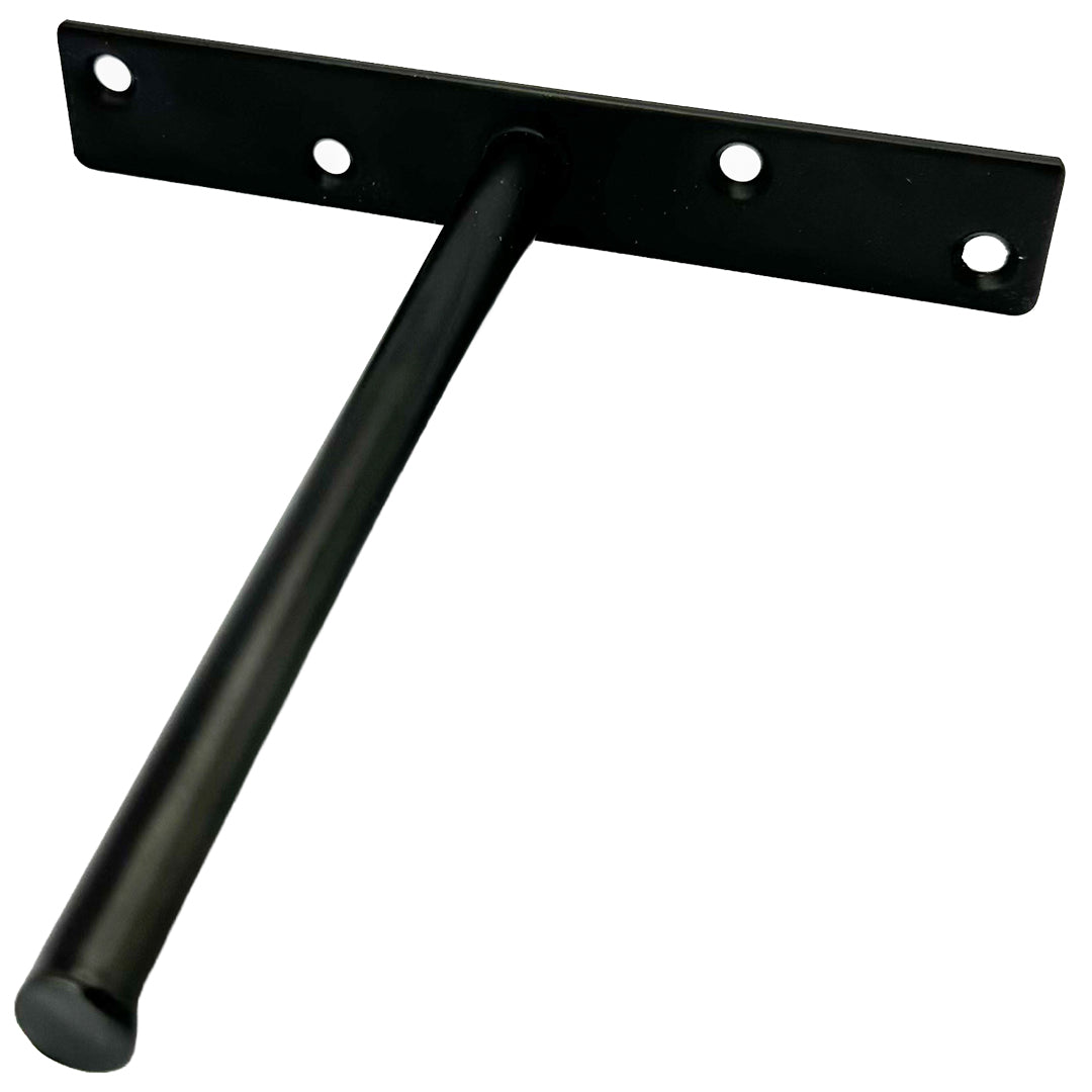 JNB Single Wide Wall Bracket 086 - 6" - Black