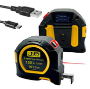 JNB Digital Laser & Tape Measure - 130 ft / 16 ft