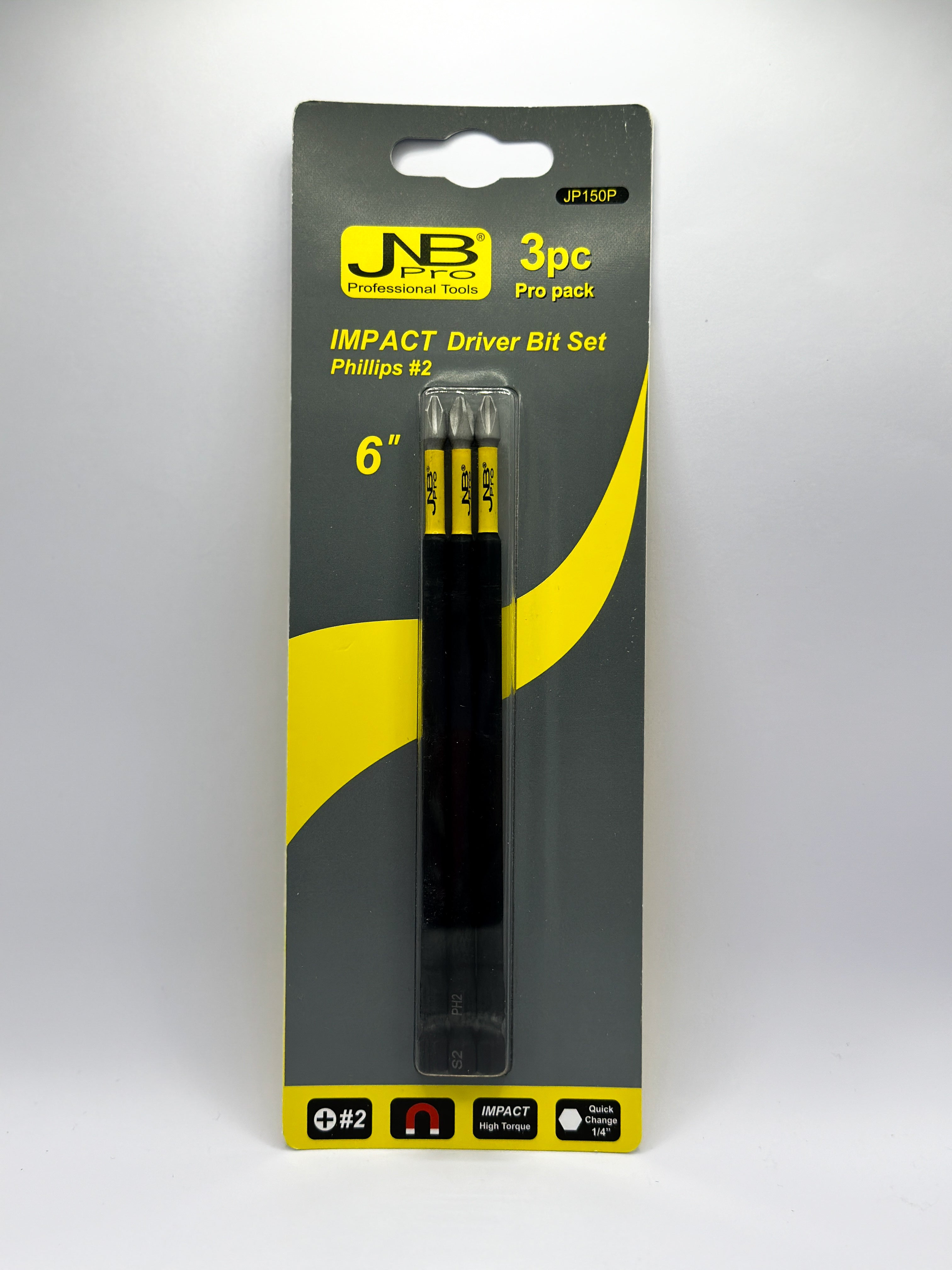 Power Tool Drills & Bits:Impact Driver Bit Set 6" Square #2