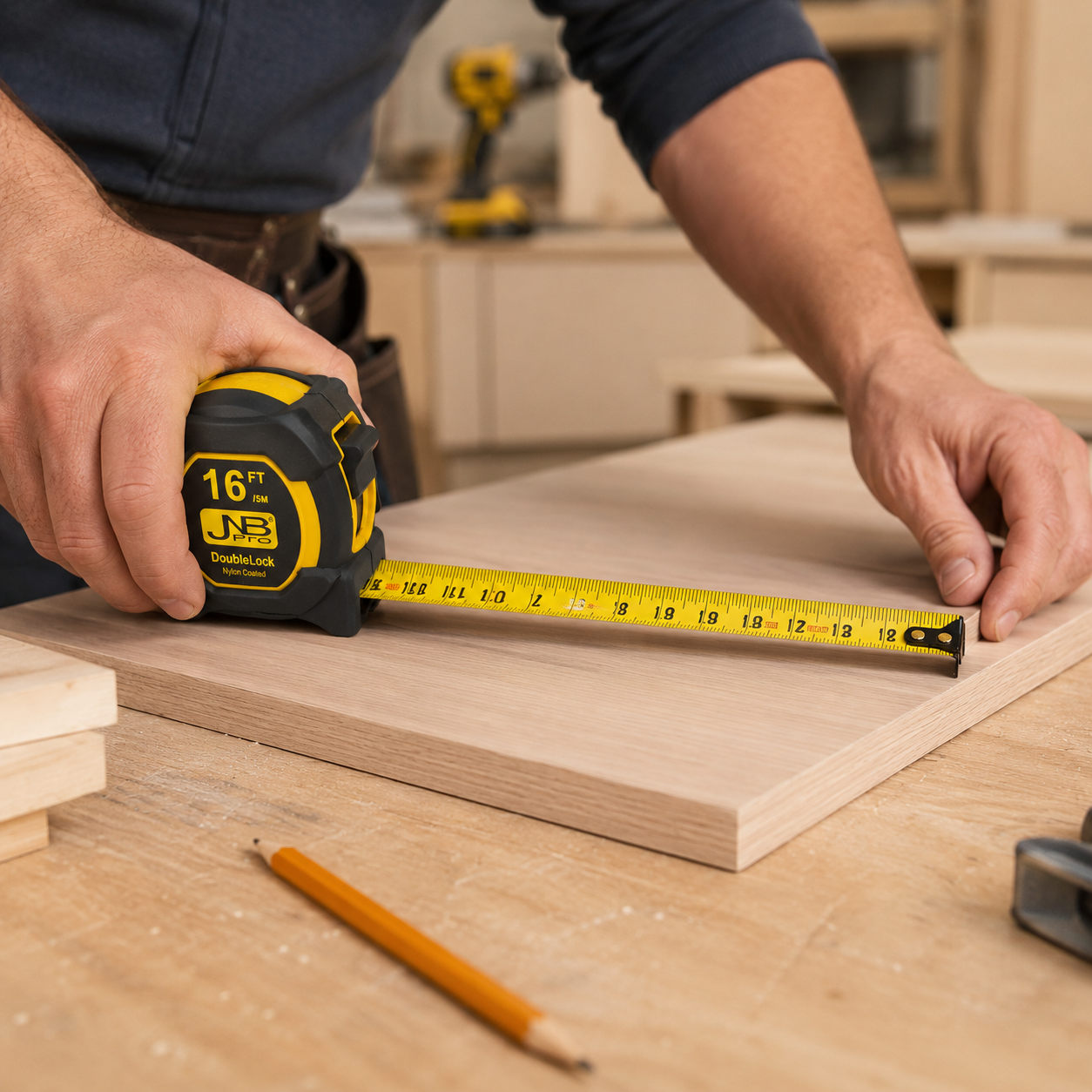 JNB Double-Sided Tape Measure 16 ft - Double Lock