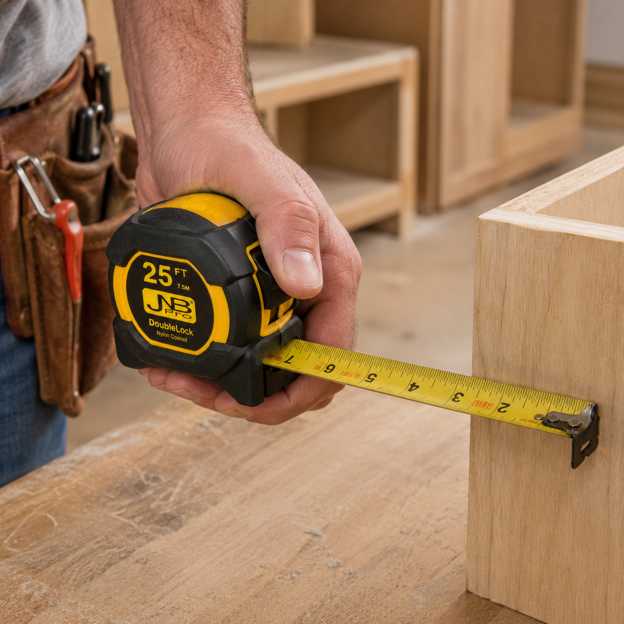 JNB Double-Sided Tape Measure 25 ft - Double Lock