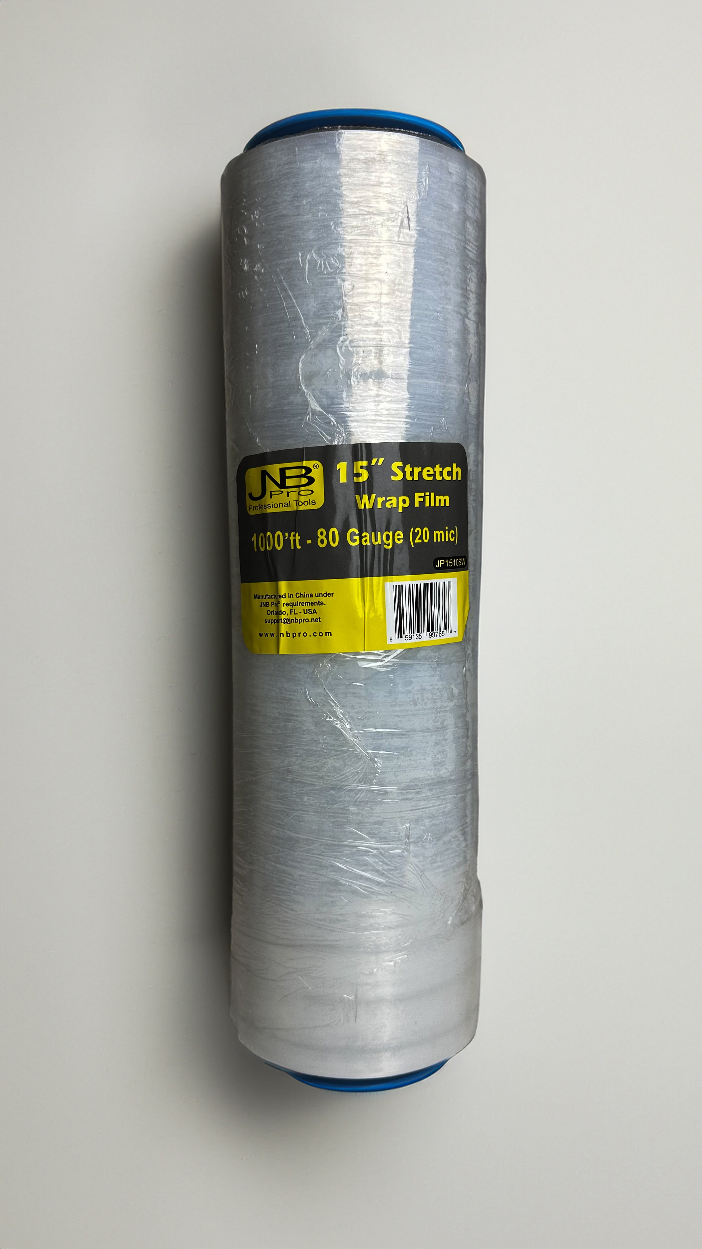 Consumables:Stretch Wrap 5"x1000'ft - 80 Gauge