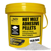JNB Crystal Clear EVA Hot Melt Edgebanding Glue - 5 kg (11 lb)