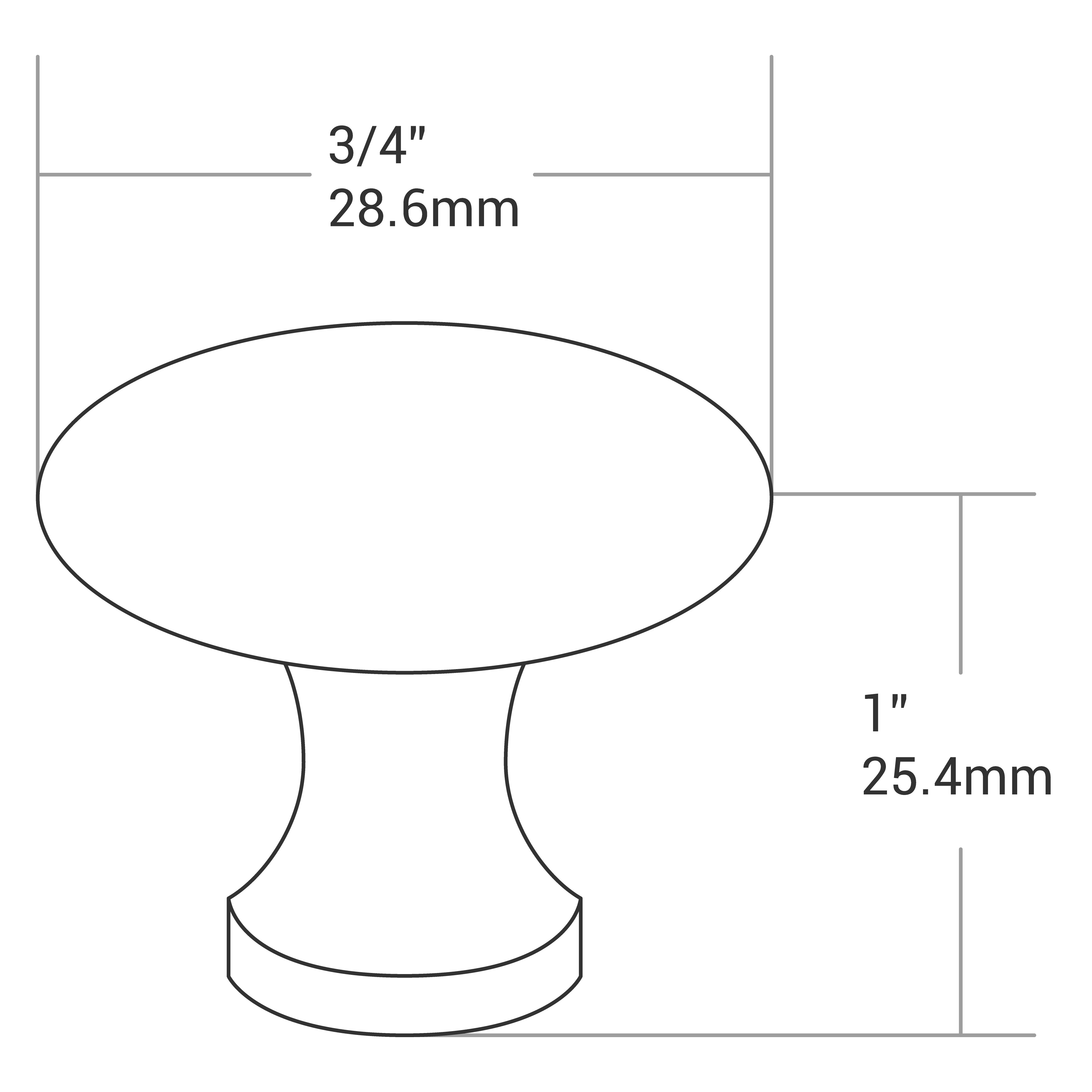 Knob K1 - Solid Round