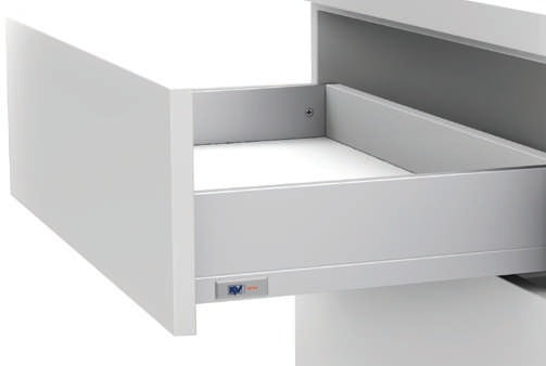 FLOWBOX IN-BOX FRONT BRACKETS HOLDERS FOR 7.5" PROFILE AND GALLERY RAILING -  ANTHRACITE