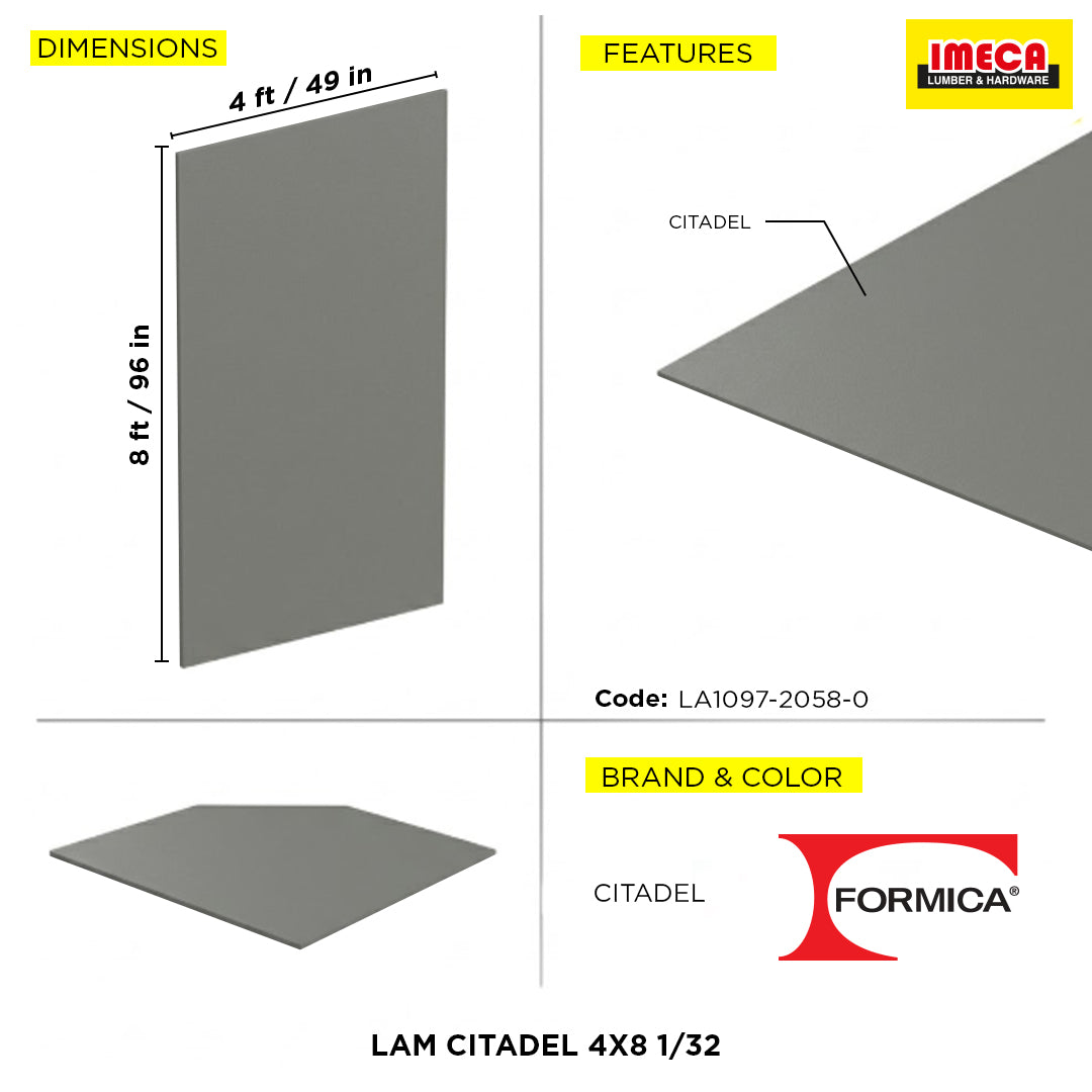 LAM CITADEL 4X8 1/32