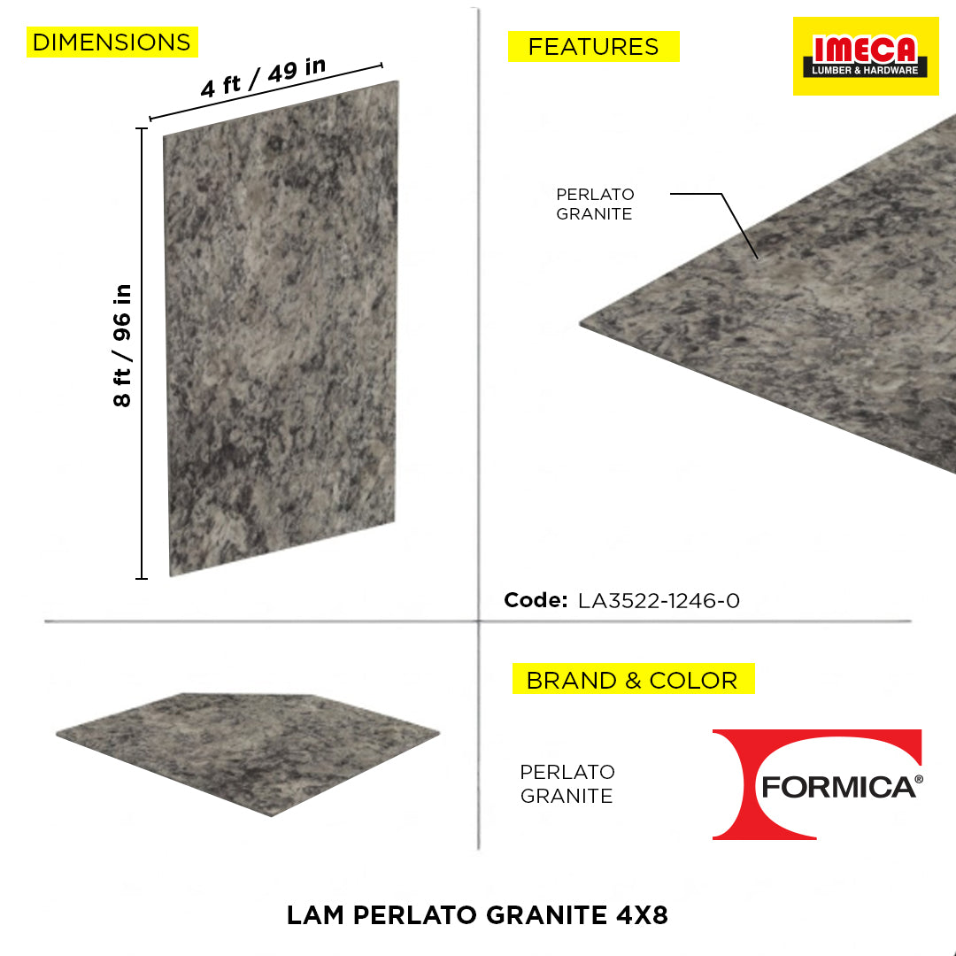 LAM PERLATO GRANITE 4X8