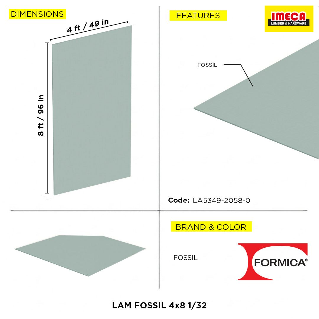 LAM FOSSIL 4x8 1/32