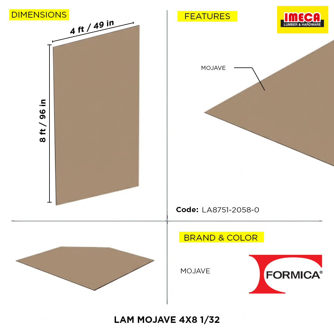 Blueprint LA8751-2058-0 con logo Formica