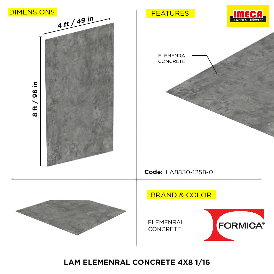 Blueprint LA8830-1258-0 con logo Formica