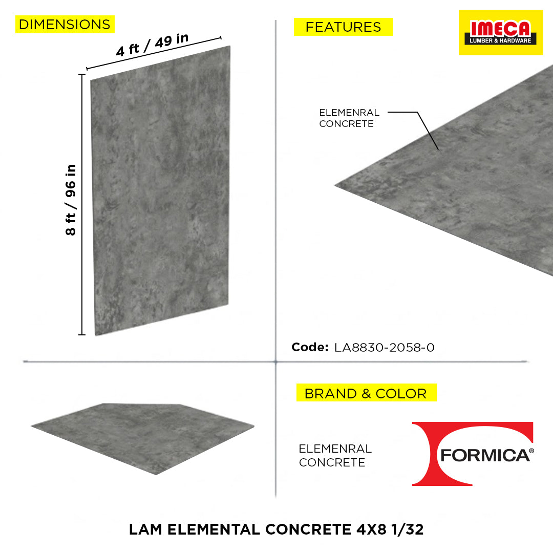 Blueprint LA8830-2058-0 con logo Formica
