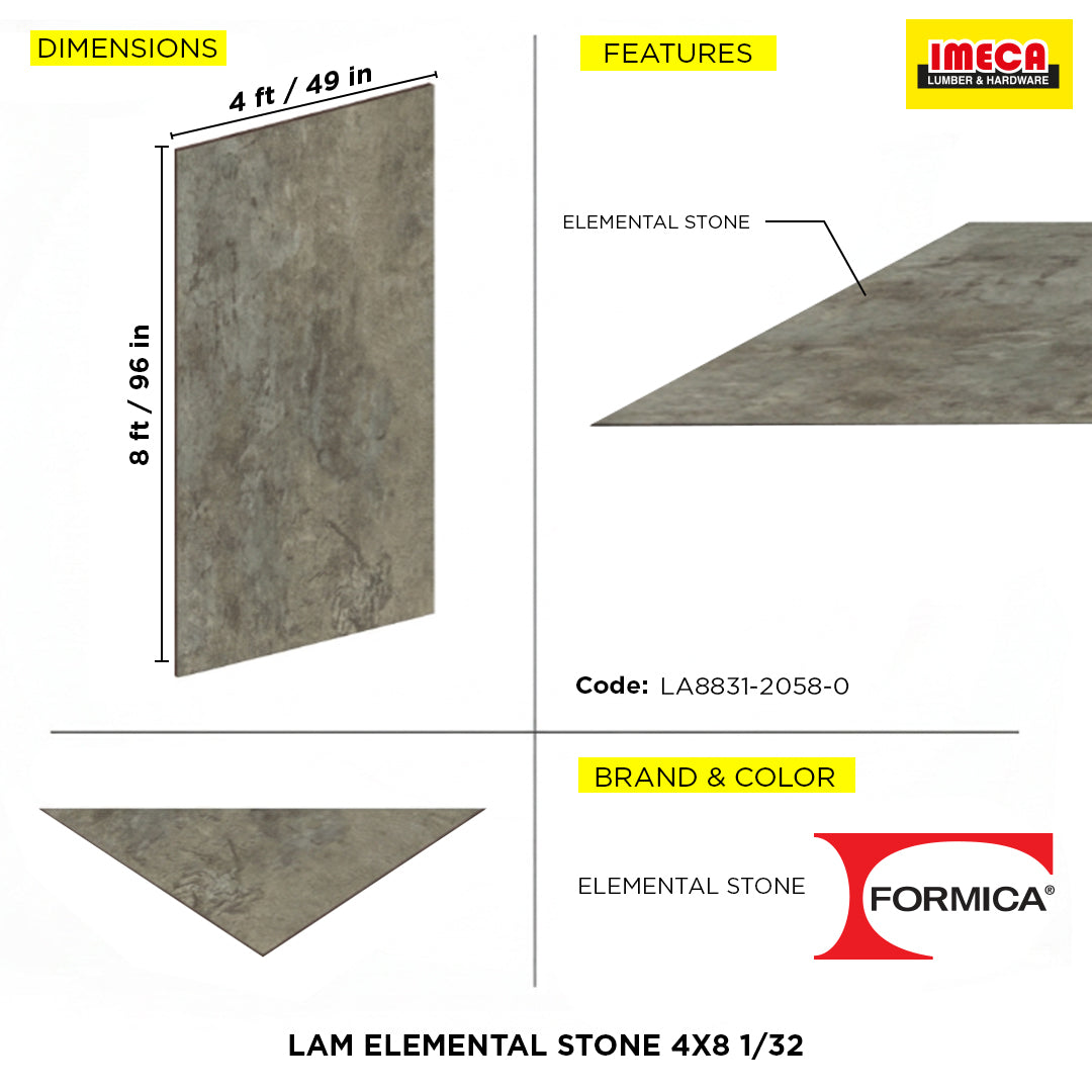 Blueprint LA8831-2058-0 con logo Formica